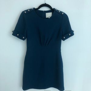 Blue dress with pockets